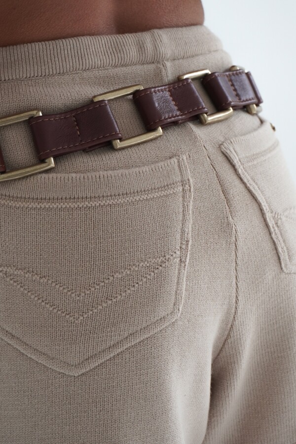 Knit Short Beige