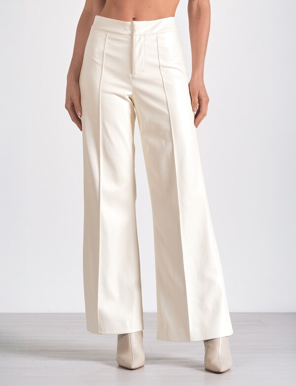 Pantalon Eco Cuero CRUDO