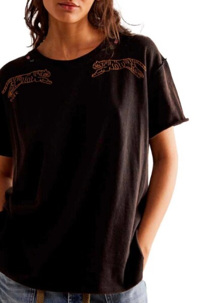 CAMISETA HORSIN AROUND Negro