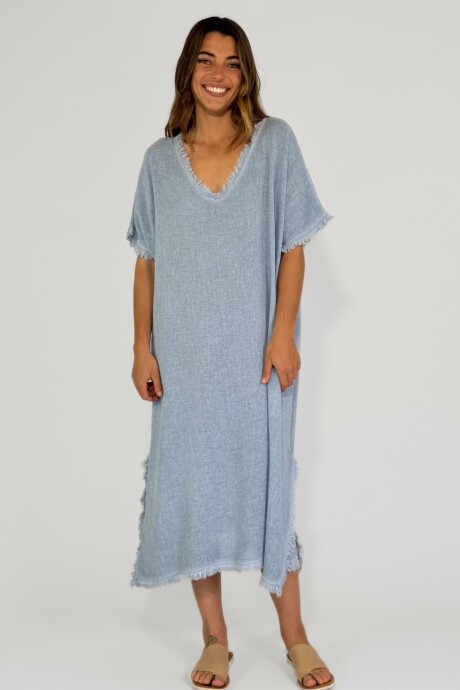 VESTIDO MONTEFALCO Celeste