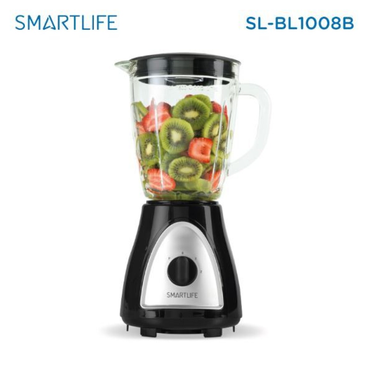 Licuadora Jarra De Vidrio 1,7L Smartlife SLBL1008B 