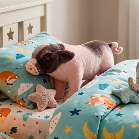 Peluche Animales Realistas Suaves Infantil Apego Cerdito