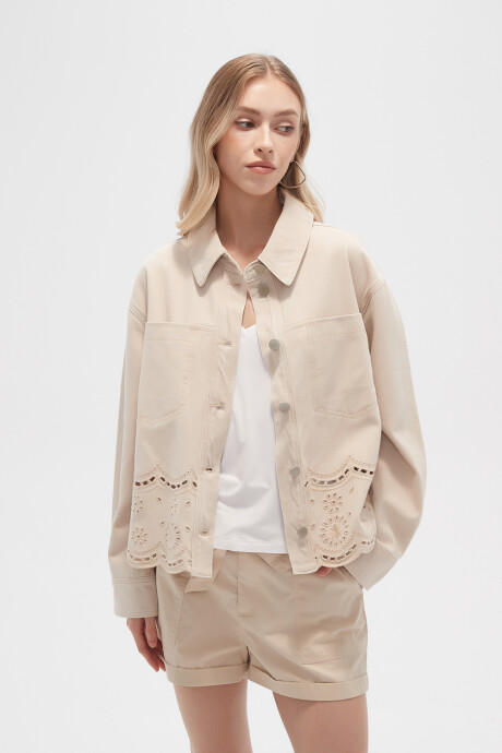 Sobrecamisa Voro Crema