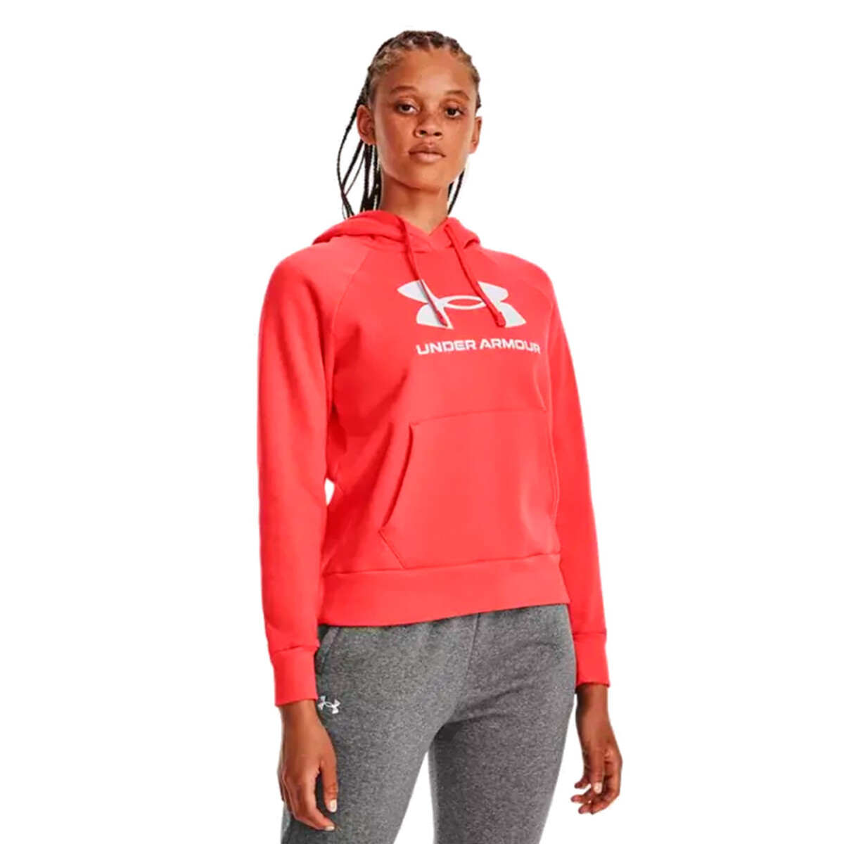 Canguro Mujer Under Armour Rival Fleece - Rojo 