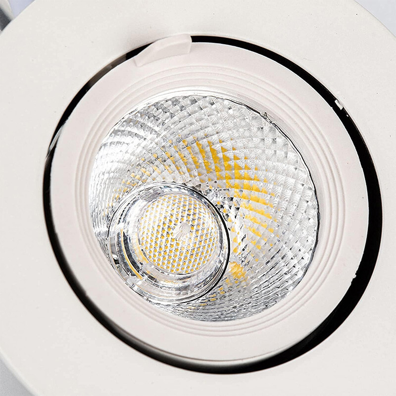 DOWNLIGHT LED EMPOTRABLE LYON 8W 38º - BLANCO Downlight LED Empotrable Lyon 8W Luz Cálida