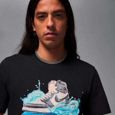 Remera Jordan Flight Essentials AJ1 de Hombre Negro