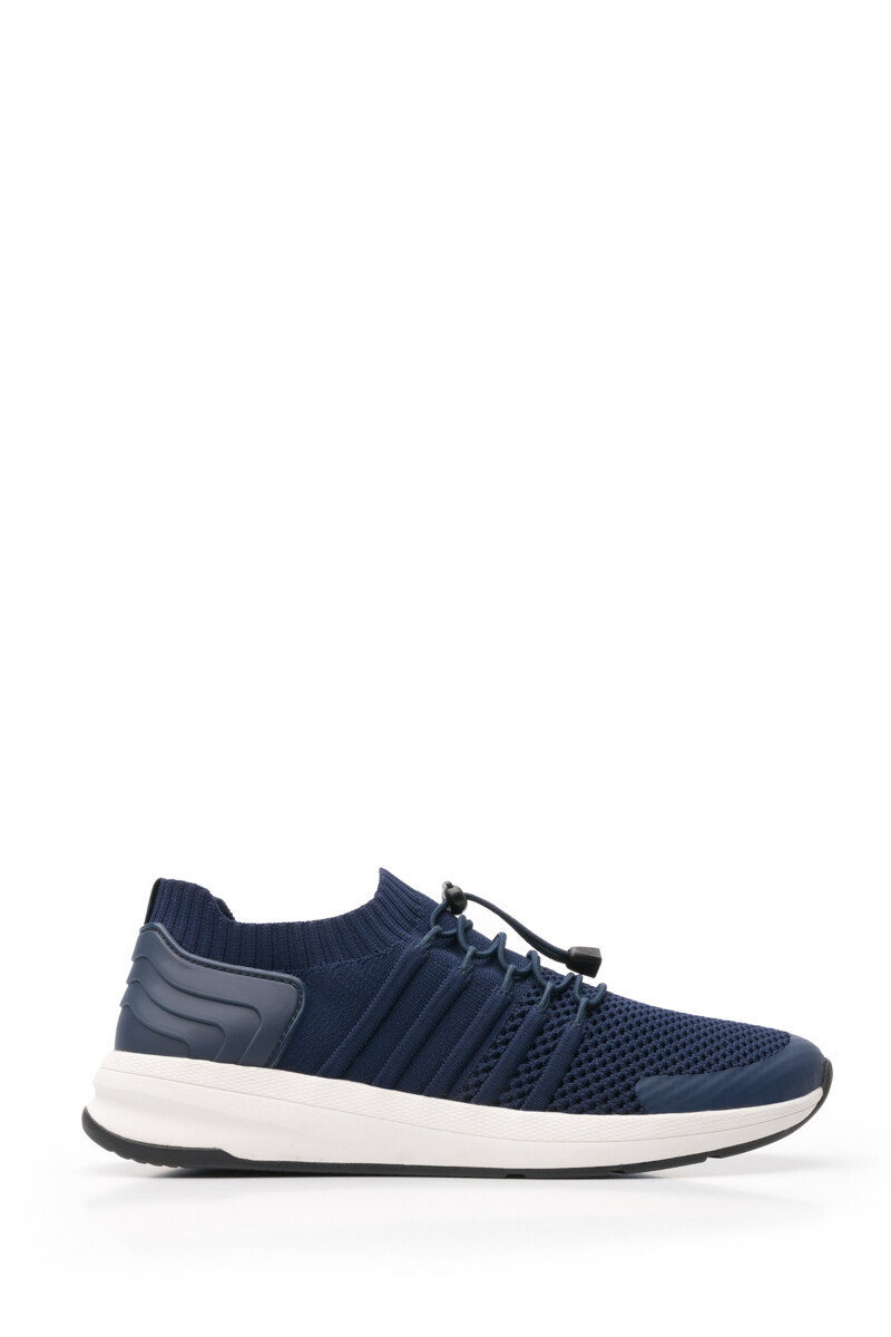 Sneaker Flexi De Tipo Calcetín Para Hombre - Azul 