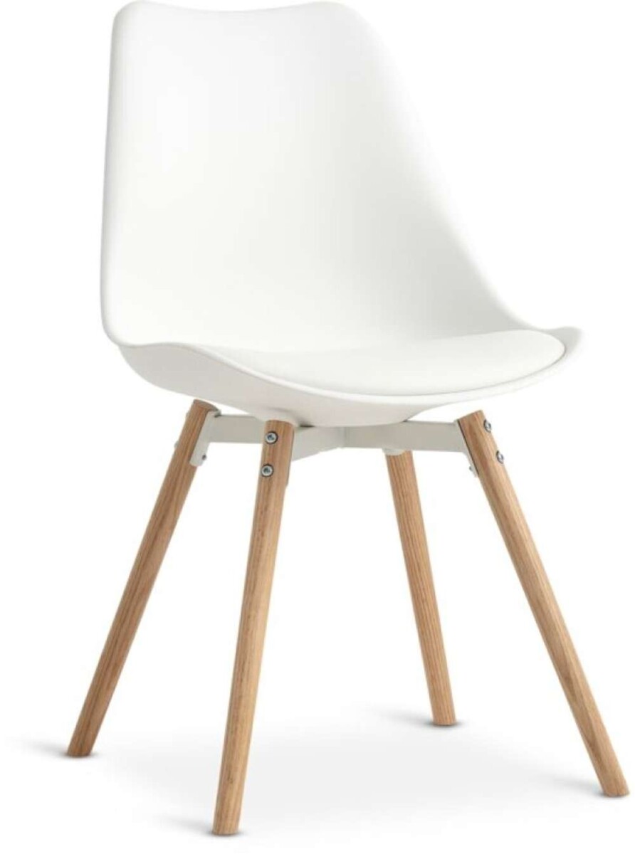 Silla De Comedor Kastrup - Blanco/Roble 