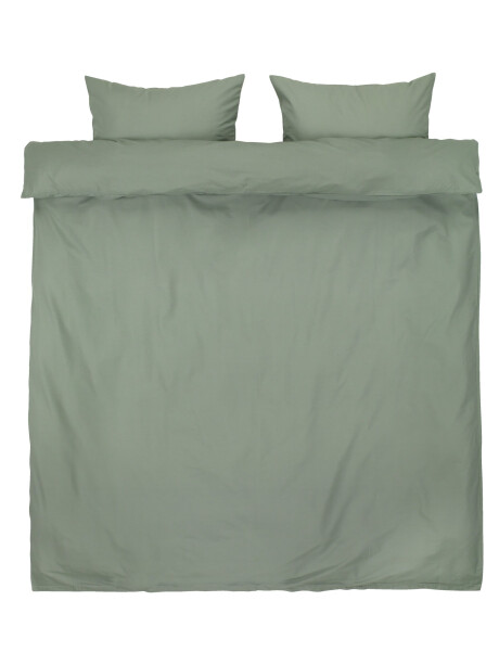 Juego funda nórdica ELLEN - King 260x240 verde Juego funda nórdica ELLEN - King 260x240 verde