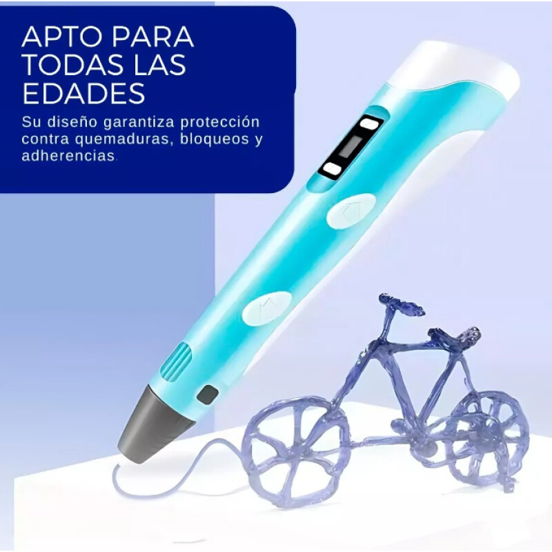 Lápiz 3D + Filamento Blanco