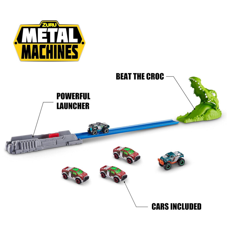 Pista De Autos Croc Attack Metal Machines Zuru Pista De Autos Croc Attack Metal Machines Zuru