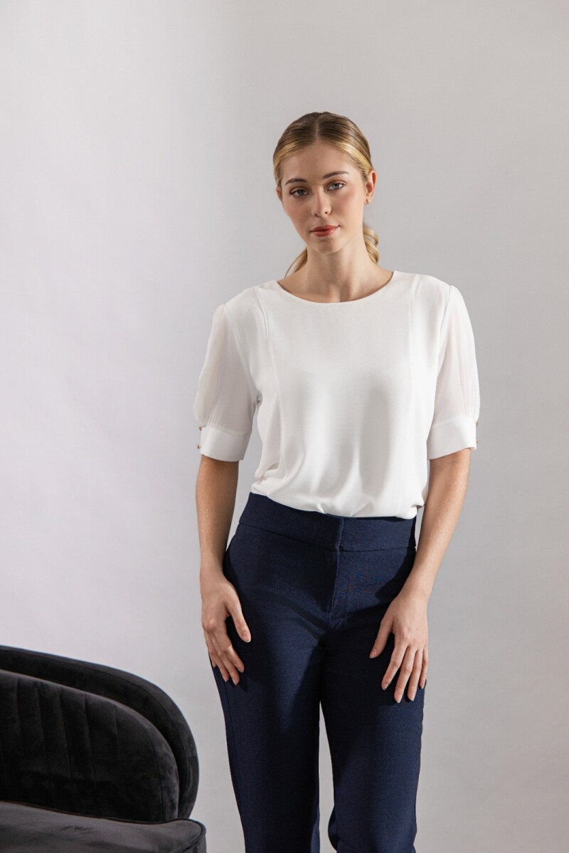 Blusa. Celeste