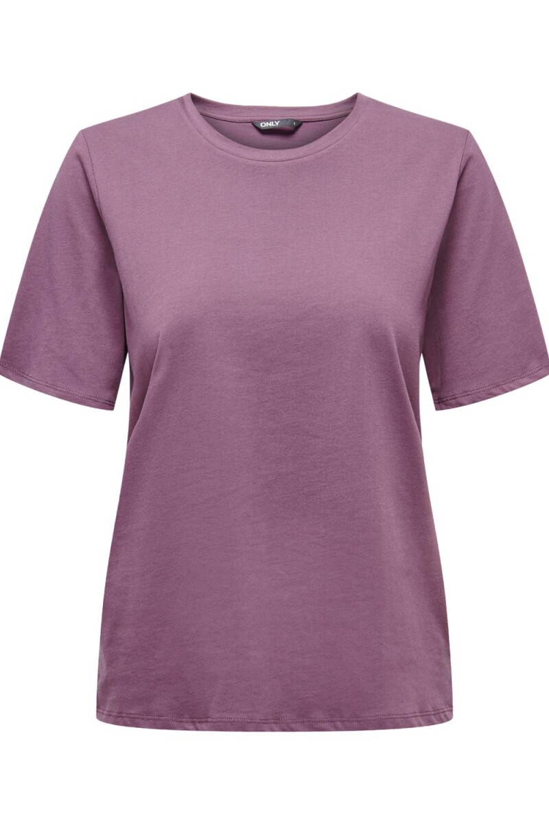 Polera New Básica Orgánica Eggplant