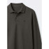 CAMISA POLO ML MASC CINZA ESCURO