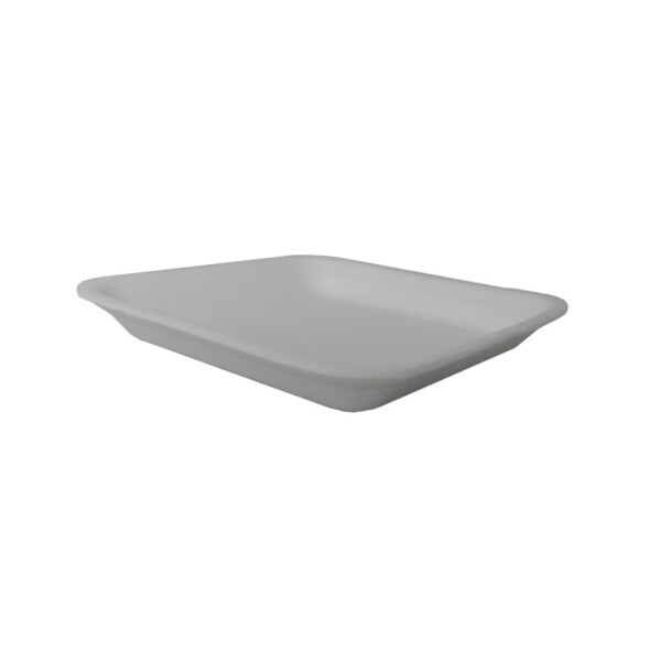 BANDEJA DE ESPUMA BLANCA 15X15X1.8 CM. BLANCO