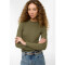 BLUSA ML FEM OLIVA MEDIO