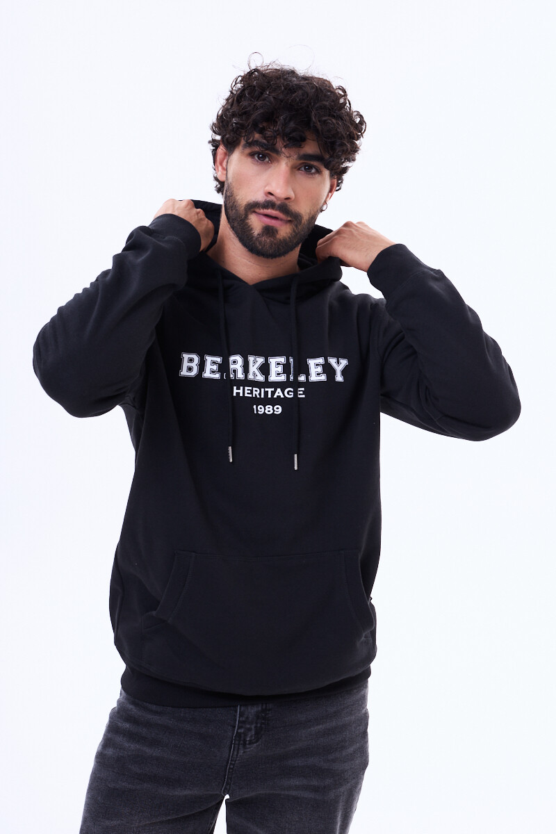 Buzo de felpa Begur Negro