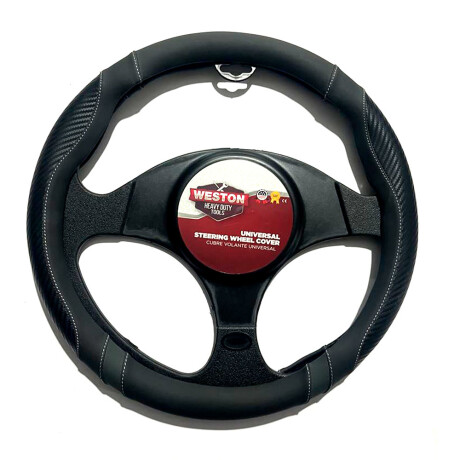 CUBRE VOLANTE - NEGRO Y GRIS - CUBRE VOLANTE - NEGRO Y GRIS -