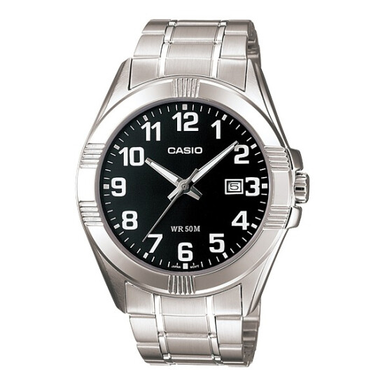Reloj CASIO MTP1308D-1BVDF en Acero Plateado Esfera 44mm 0