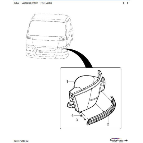 ACCESORIO EXTERIOR JMC MOLDURA DER. SEMIOPTICA JX1062 - ACCESORIO EXTERIOR JMC MOLDURA DER. SEMIOPTICA JX1062 -