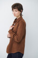 CAMISA SUEDE MARRON