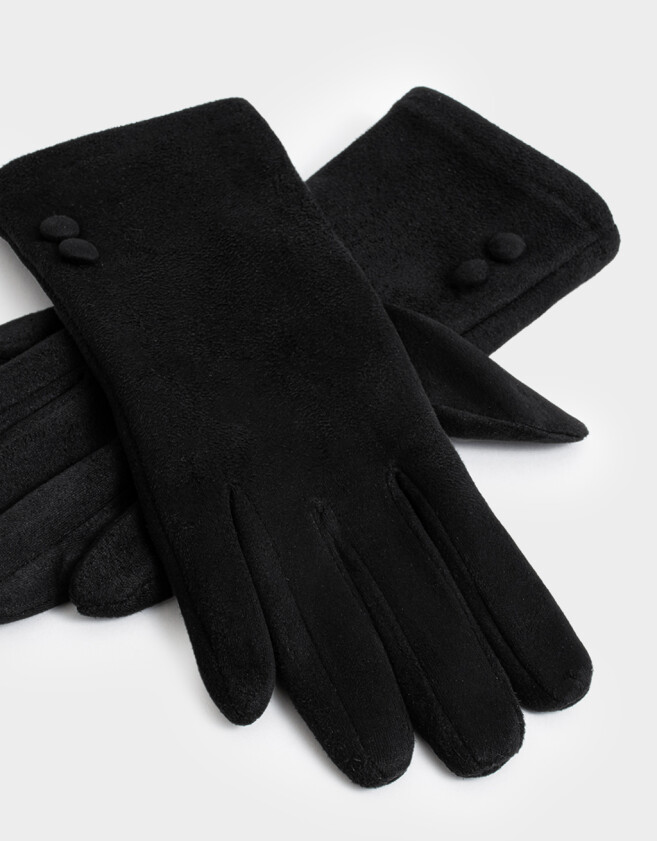 Guantes Varios Guantes Suede - Negro