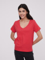 Remera Blumi Rojo Coral