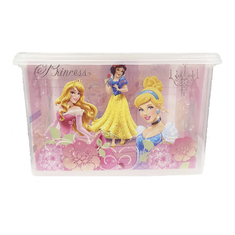 Caja Organizadora Infantil Princesas Disney 18,7 Lts Plástica U