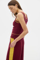 Pantalón Juno Bordeaux