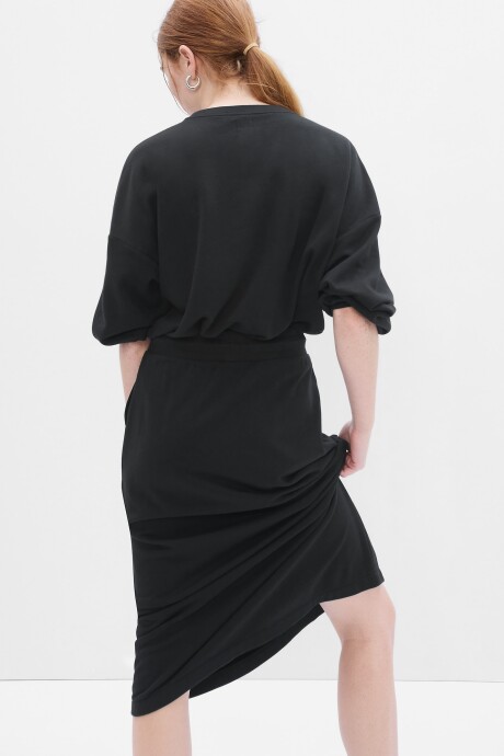 Buzo Deportivo Logo Gap Mujer True Black