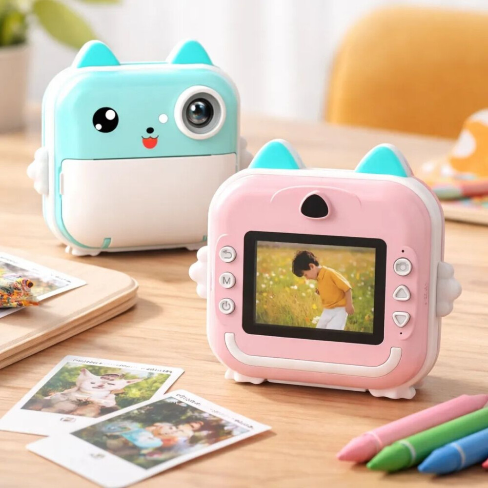 Cámara Infantil, Impresión Instantánea ROSA