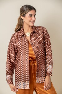 CAMISA TULIPAN Terracota