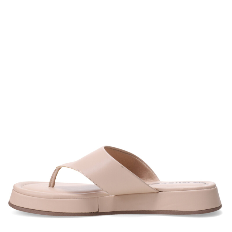 Sandalias de Mujer Miss Carol PLATS estilo chancla Beige