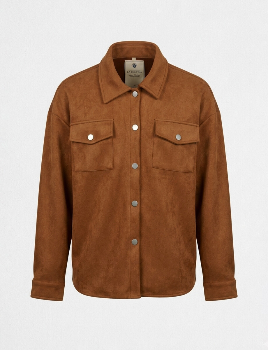 Sobrecamisa suede Zenda Sobrecamisa suede Zenda