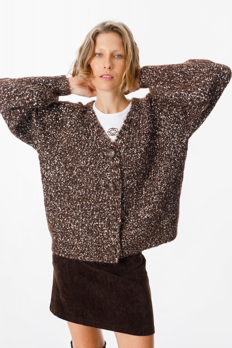 Saco Matiz Chocolate/Crudo