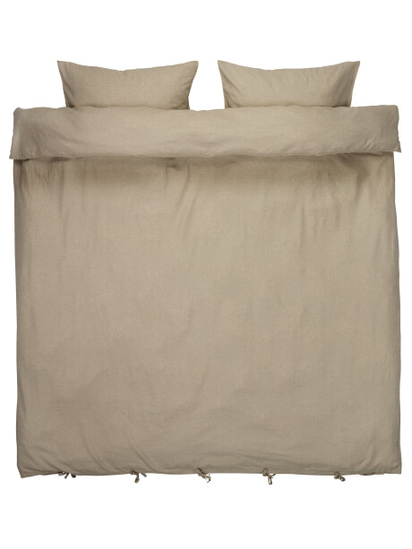 Juego funda nórdica LINDA -Queen 240x220 natural Juego funda nórdica LINDA -Queen 240x220 natural