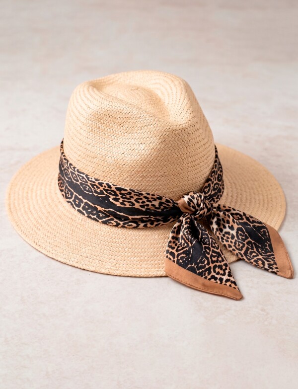 Pañuelo Animal Print MARRON/MULTI