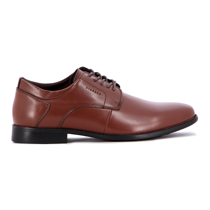 Zapato Starsax Hombre Acordonado Marrón Marron