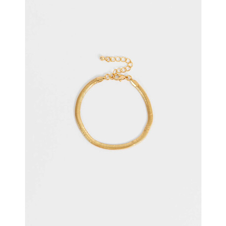 Pulsera Bañada En Oro Dorado