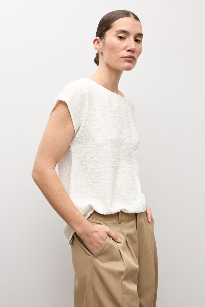 Blusa plumeti crudo