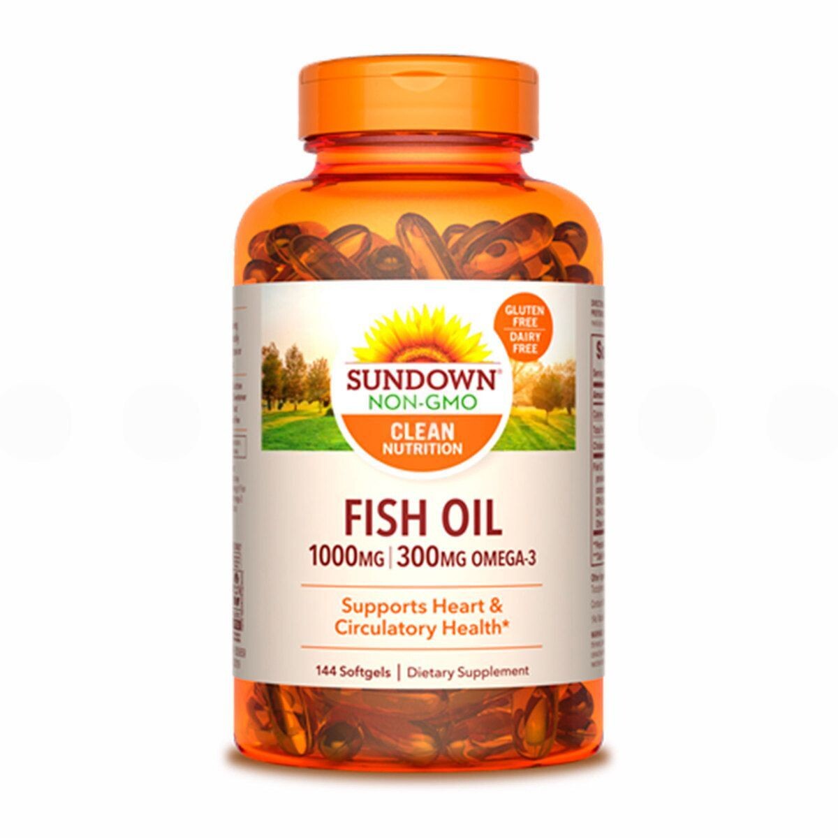FISH OIL 1000 MG. SUNDOWN FR. X 144 CÁPS 