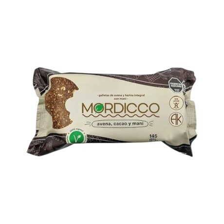 Galletas Mordicco MO001 de Harina Integral 145GR CACAO-MANI