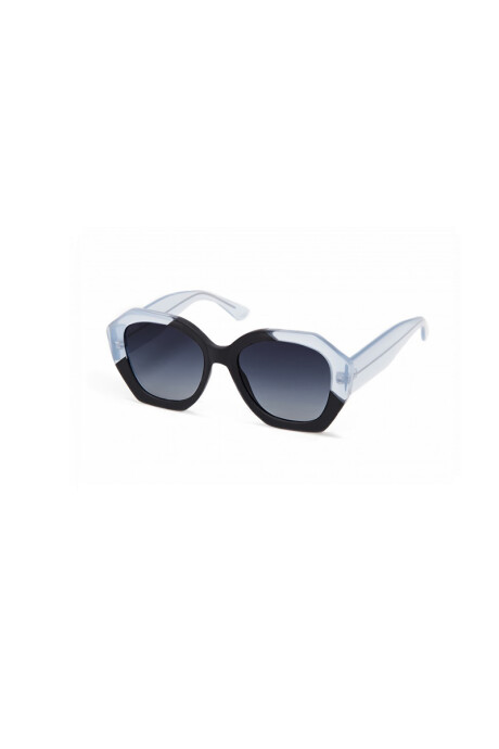 Lentes Tiwi Vega Bicolour Black/blue With Blue Gradient Lenses