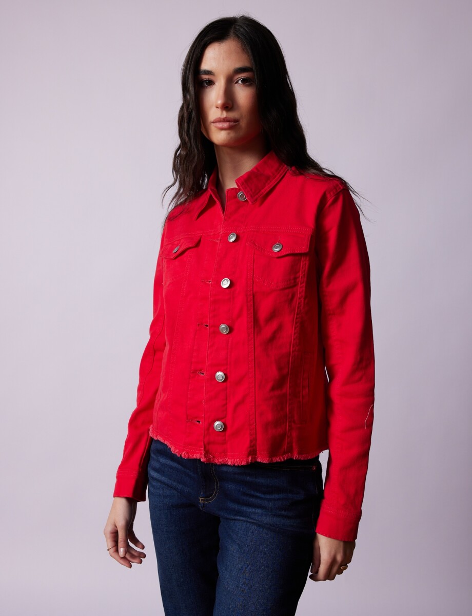 Camperita Jean Flecos - Rojo 