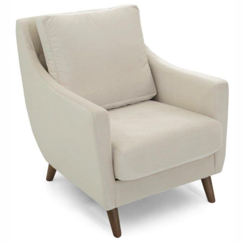 Butaca 3747 Tapizada en Tela Crudo