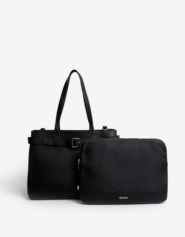 City Cartera Formato City - Negro