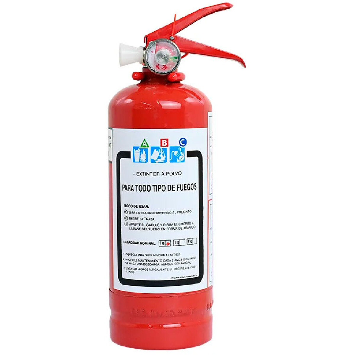 SEGURIDAD VIAL - BOMBERITO EXTINTOR 1KG REGLAMENTARIO - 