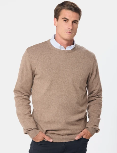 BUZO TEJIDO CASHMERE Beige