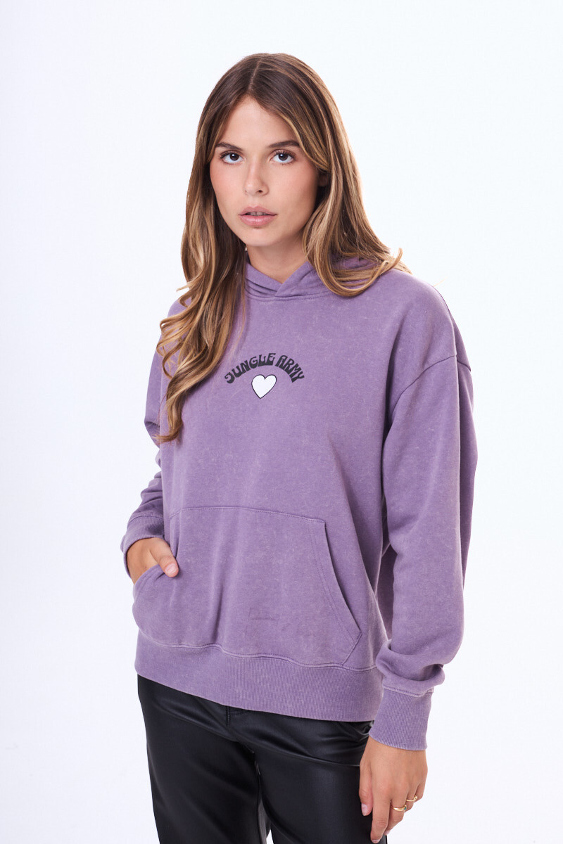 Buzo de felpa Caragua Lila