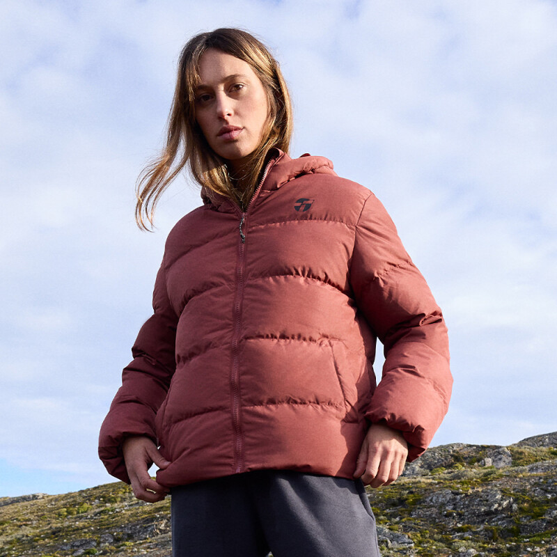 CAMPERA BR PUFFER WMN II choco mao choco